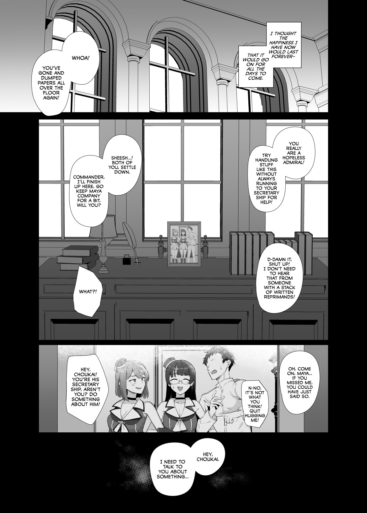 Hentai Manga Comic-The Day I Broke - The Story of Chokai's Secret Cheating with the Admiral Until She Gets Pregnant-Read-4